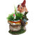 Wonderland Dwarf / Gnome Climbing Mushroom Planter With Flower(Gift Item, Home Decor, Garden Planter)