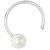 PeenZone 92.5 Silver Pearl (Pearl) Nose Stud For Women  Girls