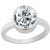 PeenZone 92.5 Silver Certified Diamond (Cubic Zirconia) Ring For Unisex