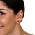 PeenZone 92.5 Silver Red Cubic Zirconia Ear Tops For Women  Girls