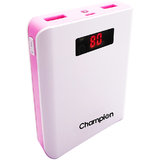 DIGITAL Z-10 CHAMPION POWER BANK WITH 10400mAh CAPACITY WHITEPINK