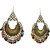 Muccasacra Oxidised Gold Alloy Dangle Earrings For Women