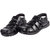 Knoos Men Leather Sandals (Black)