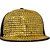 BEZAL Classic Stylish Gold Acrylic Hip Hop Snapback Cap