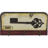 ZEVORA Wall Mounted Key Holder/Key Rack Decorative 3 Ho