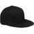 Trendy Look Black Plain Hip Hop Snapback Cap For All Cool Guys
