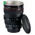 Camera Lens Mug Stainless Steel Tea Coffee Mug with Lid 14.7 cm
