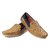 Cyro Men's Beige Synthetic Leather Smart Casual Loafers