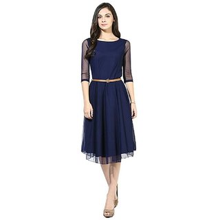Belt for store navy blue dress