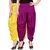 Culture the Dignity Yellow,Purple Lycra Dhoti Pants