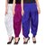 Culture the Dignity White,Purple,Blue Lycra Dhoti Pants