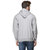 Van Galis Men's Grey Hooded Sweatshirt