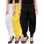 Culture the Dignity White,Yellow,Black Lycra Dhoti Pants