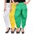 Culture the Dignity White,Yellow,Green Lycra Dhoti Pants