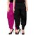 Culture the Dignity Pink,Black Lycra Dhoti Pants