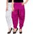 Culture the Dignity White,Pink Lycra Dhoti Pants