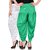 Culture the Dignity White,Green Lycra Dhoti Pants