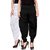 Culture the Dignity White,Black Lycra Dhoti Pants