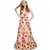 Harshita Creation Pink Printed Art Silk Stitched Gown for Women's