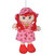 Ultra Cute Hanging Baby Doll Soft Toy Pink 10 inches