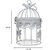 ZEVORA Home Decorative Designer Bird Cage (Set of 2) With Hanging - White