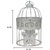 ZEVORA Home Decorative Butterfly Designer Bird Cage (Set of 2) With Hanging - White