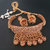 JewelMaze AD Stone Choker Copper Necklace Set-FBF0031A
