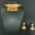 JewelMaze AD Stone Choker Copper Necklace Set-FBF0031A