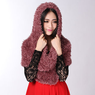 Buy Women Magic Scarf Multiple Style Soft Shawl Neck Warmer Wrap Cardigan Brown Online 548 from ShopClues