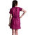 Senslife Net  Satin Nightwear Sleepwear Short Wrap Gown with Lingerie Set (Pack of 3) SL007