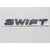 Car SWIFT Word Rear Trunk Emblem ABS Plastic 3D Letter Chrome Tail Badge Decal