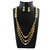 Anuradha Art Golden Finish Designer White Colour Pearl Beads Long Traditional Necklace Set For Women/Girls