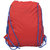Donex water resistant Solid nylon unisex Multipurpose Drawstring bag Red RSC01789