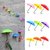 XTR New Style Umbrella Plastic Key Holder  (3 Hooks, Multicolor)