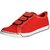 FAUSTO Red Men's Velcro Sneakers
