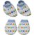 Tumble Polka Dot Print Mittens and Booties set - Blue (0-6 Months)