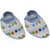 Tumble Polka Dot Print Mittens and Booties set - Blue (0-6 Months)
