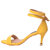 Msc Women Synthetic yellow Heels