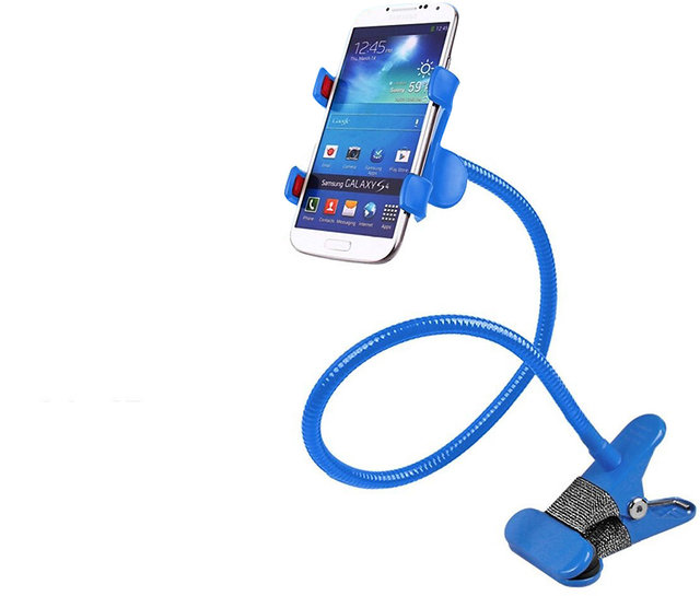 Universal Flexible Long Lazy Mobile Phone Holder Metal Stand For Bed Desk Table Multicolor