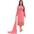 Sudev Fashion Pink Georgette Embroidered Indian Women Wear Designer Semi-Stitched Salwar Suit With Dupatta