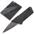 Credit Card Sized Folding Knife Tool Campers Knife  (Black)-1 Pc.