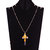 Fashion Jewellery jesus Christ Cross Christian Christmas Brass Chain Pendant Party Wear Stylish Necklace For Unisex