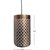 AH  Copper Shading Geometric Design Iron  Pendant Ceiling Hanging Lamp ( Pack of 1 )