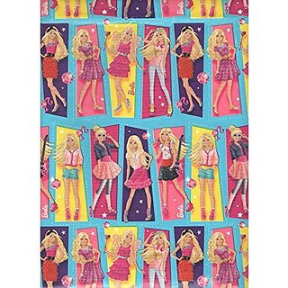 Barbie doll hot sale wrapping paper