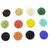 eshoppee Seed beads for jewelery making Set of 12 Colours 20Gm X 12