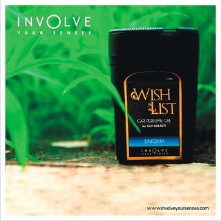 WISHLIST Gel Car Perfumes For Cup Holder From Involve Your Senses:Enigma