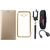 Moto E3 Power Premium Leather Finish Flip Cover with Free Silicon Back Cover, Selfie Stick, Digtal Watch and OTG Cable