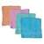 Tahiro Multicolour Cotton Towel Handkerchiefs - Pack Of 4