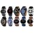 DCH Pack of 10 Analog Wrist Watches For Men  Boys