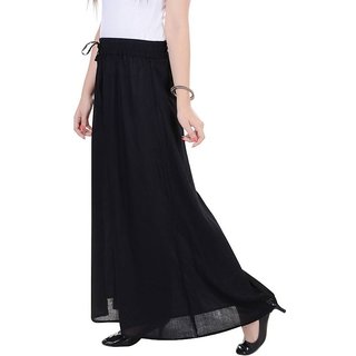 RamE Palazzo Trousers black colour rayon